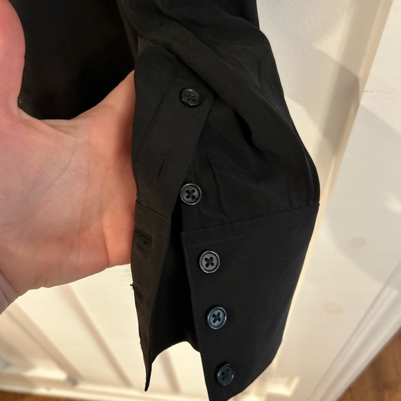 Sand Copenhagen Black Silk blend button down shirt - Picture 7 of 7